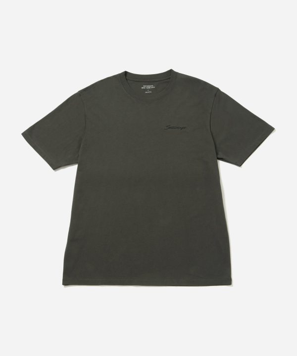 Script Embroidered SS Tee