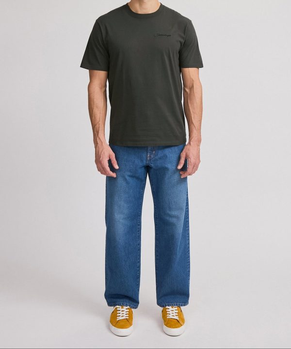 Script Embroidered SS Tee - Image 2