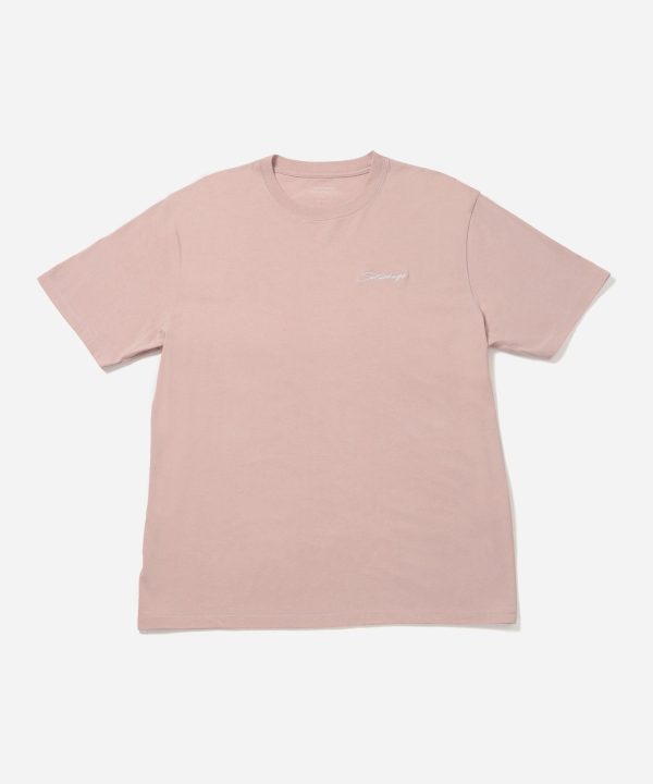 Script Embroidered SS Tee