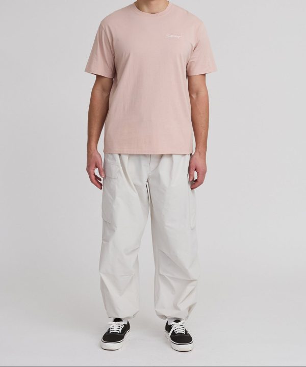 Script Embroidered SS Tee - Image 3