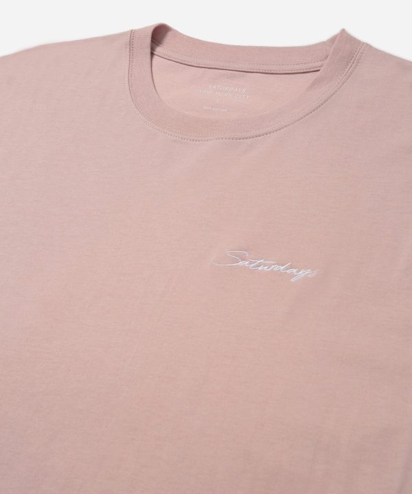 Script Embroidered SS Tee - Image 5