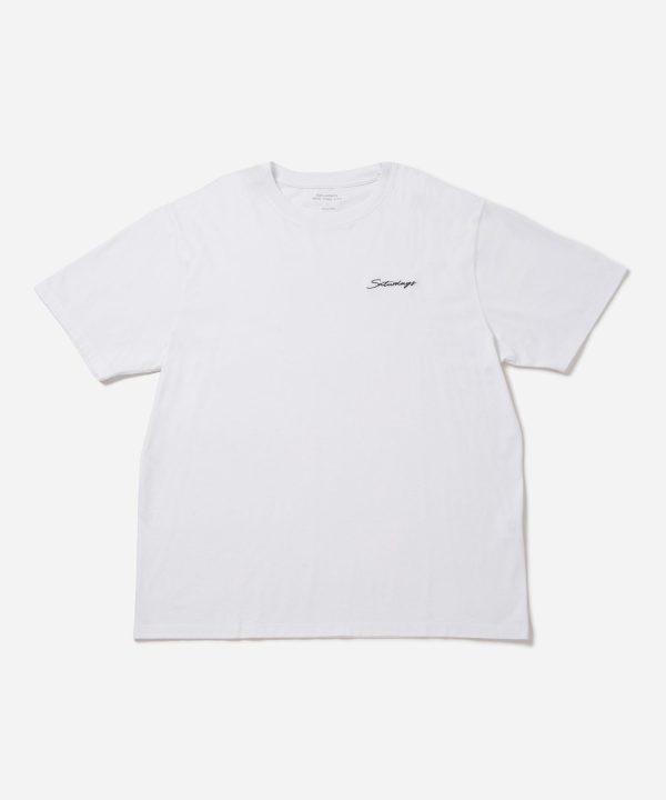 Script Embroidered SS Tee