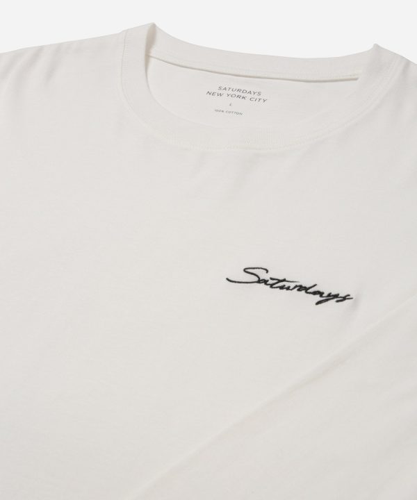Script Embroidered LS Tee - Image 2