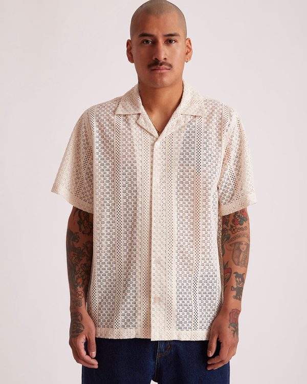 Canty Cotton Lace SS Shirt - Image 3