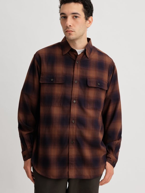 Ombre Check Work Shirt - Image 3
