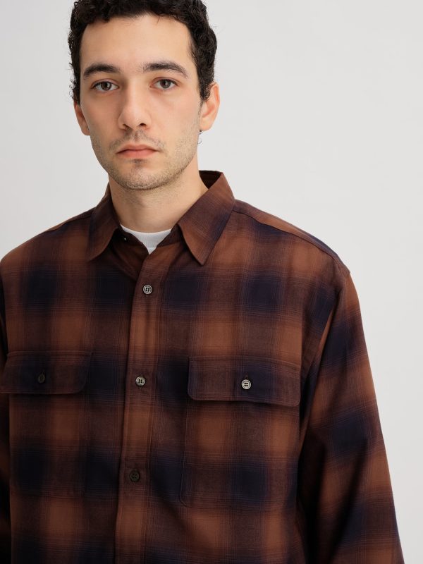 Ombre Check Work Shirt - Image 4