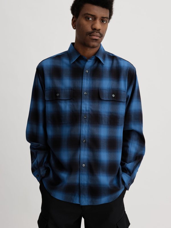 Ombre Check Work Shirt - Image 3