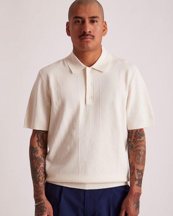 Jahmad Linen-Blend Knit Polo - Image 3
