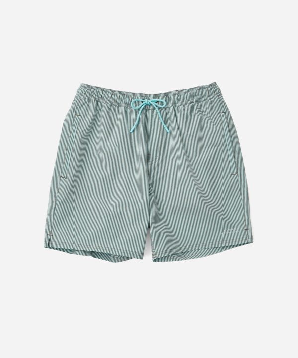 Timothy Seersucker Stripe Swim Short