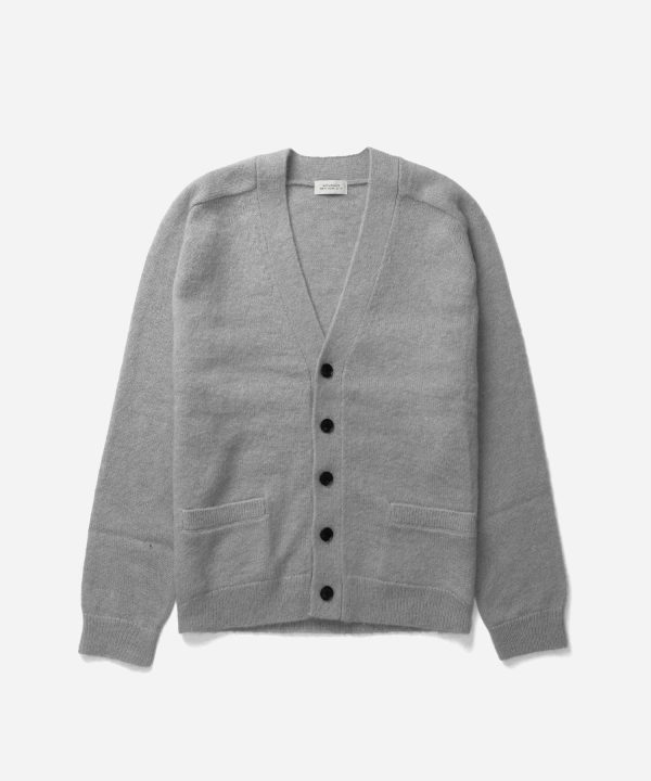 Mohair Shaggy Cardigan