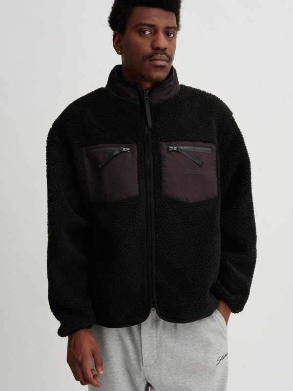 Boa Fleece Zip Blouson - Image 3