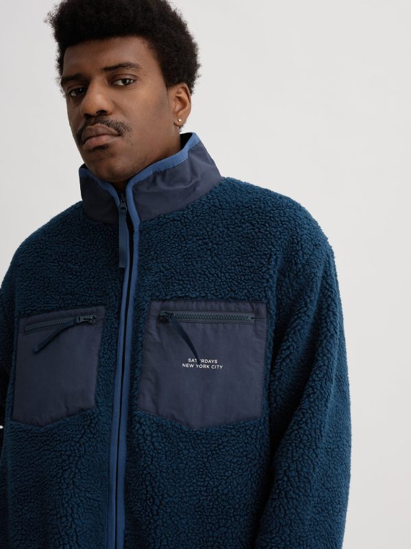 Boa Fleece Zip Blouson - Image 3