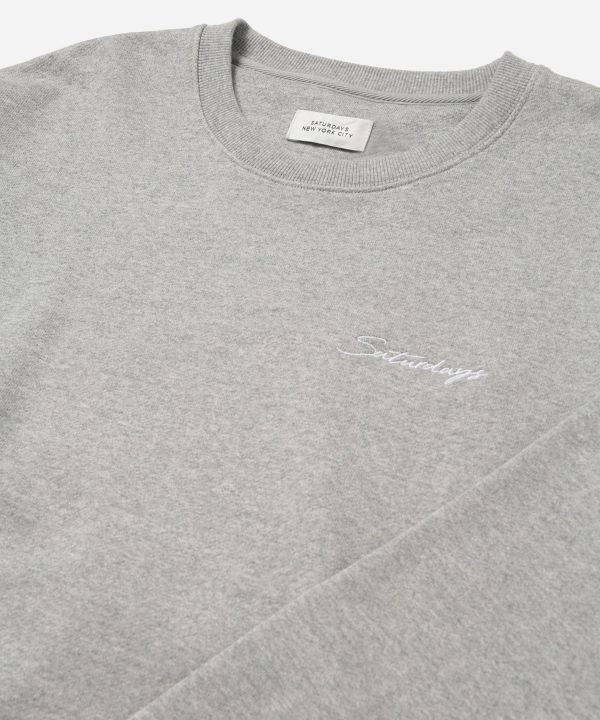 Bowery Script Embroidered Crew - Image 3