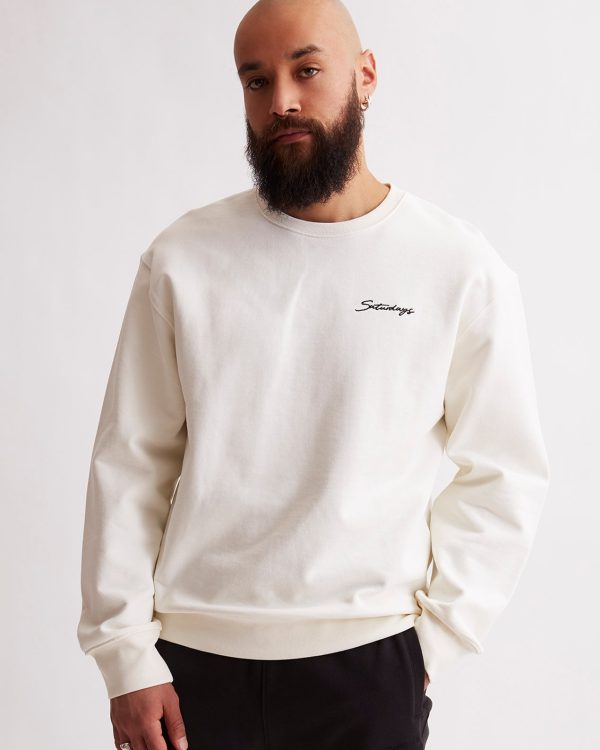 Bowery Script Embroidered Crew - Image 3