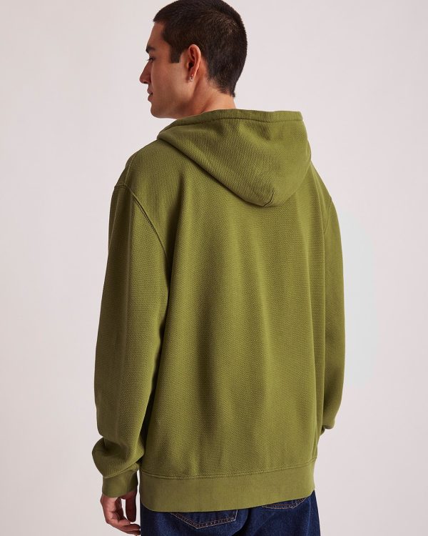 Canal Pique Zip Hoodie - Image 4